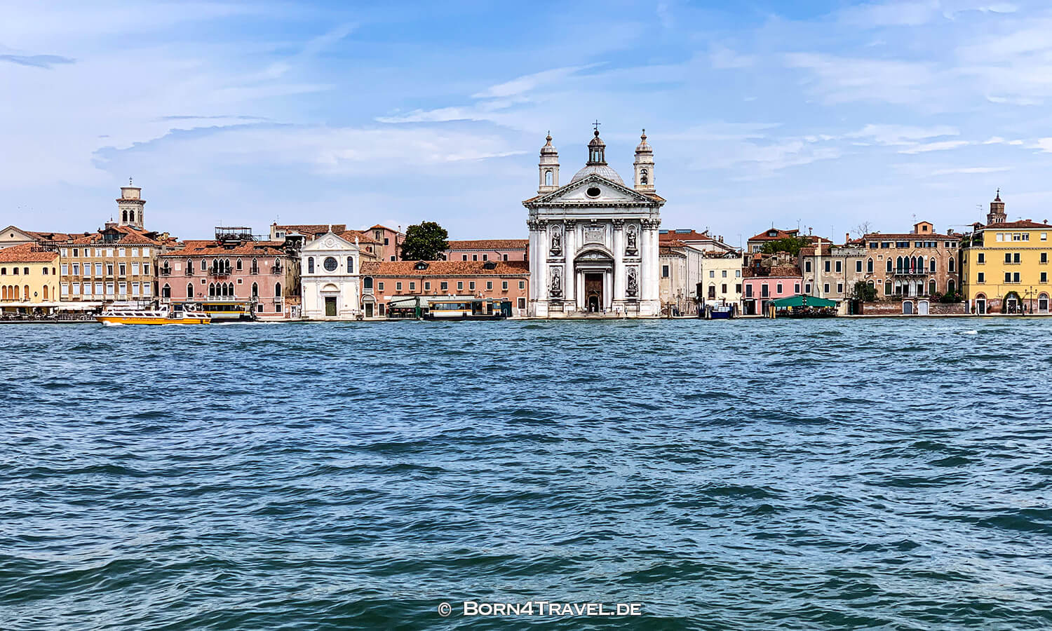 Il Redentore (Chiesa del Santissimo Redentore) Giudecca, Sightseeing  mit Vaporetto, in Venedig,Italien,born4travel.de