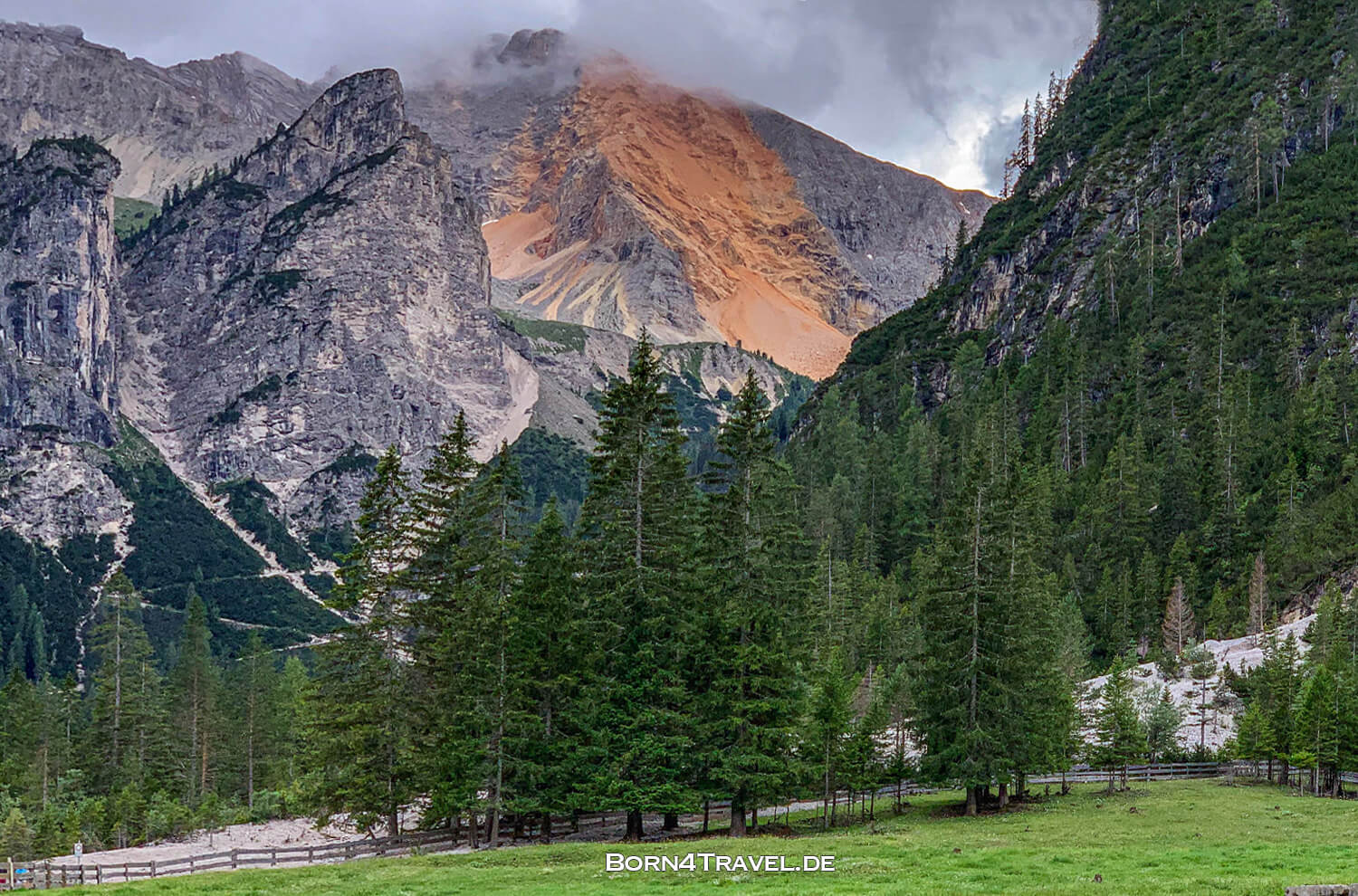 Felsabgang Kleine Gaisl, Naturpark Fanes Sennes Prags,Dolomiten,Südtirol,born4travel.de