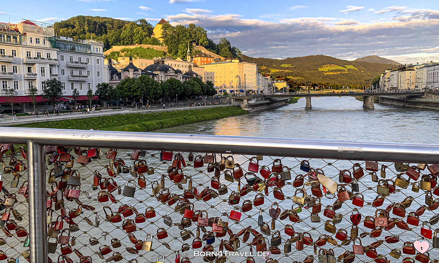 Liebesbrücke, Salzburg,Österreich,born4travel.de