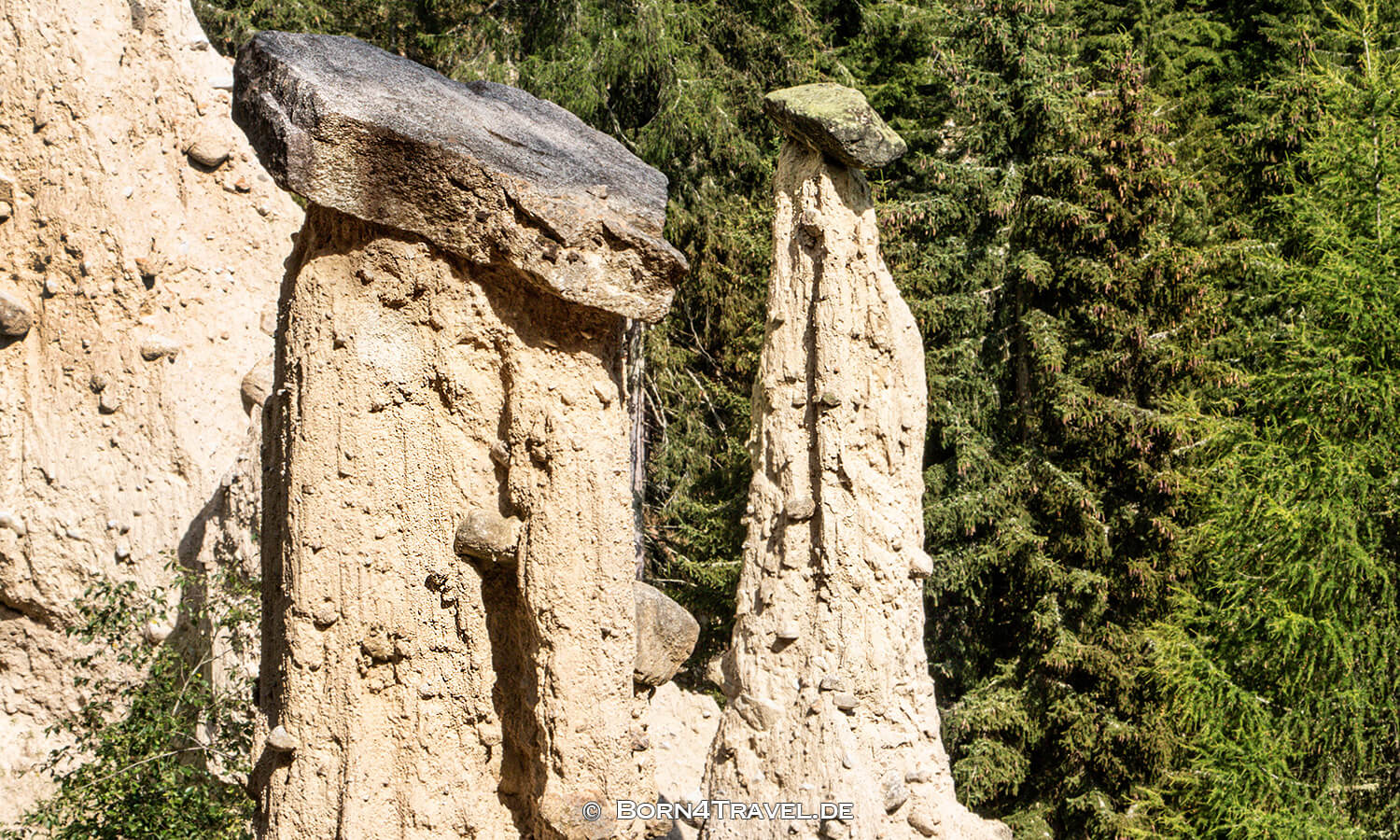 Erdpyramiden von Percha,Südtirol in Italien,born4travel.de Erdpyramiden von Percha,Südtirol in Italien,born4travel.de