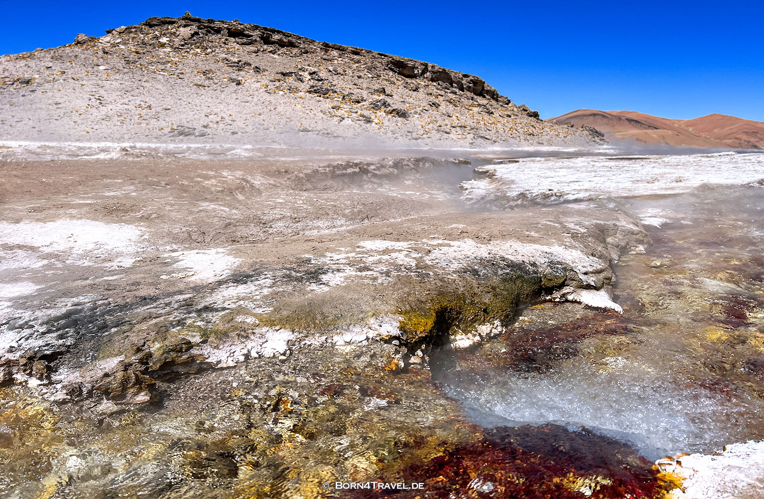 Fumarolas Volcán Galán,Vulcan Cerro Galán, El Peñon,Argentinien2023,born4travel.de