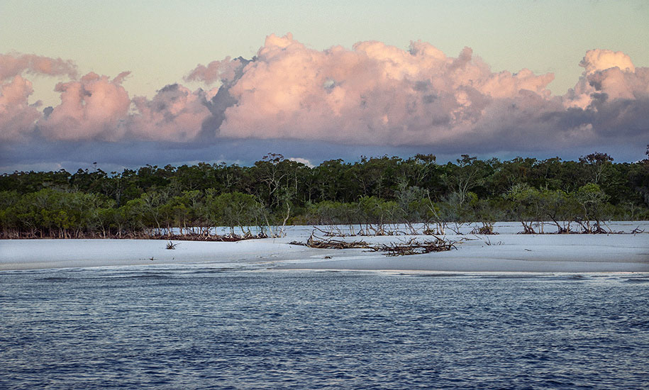 Platypus Bay, Hervey Bay,Queensland,australia, australien