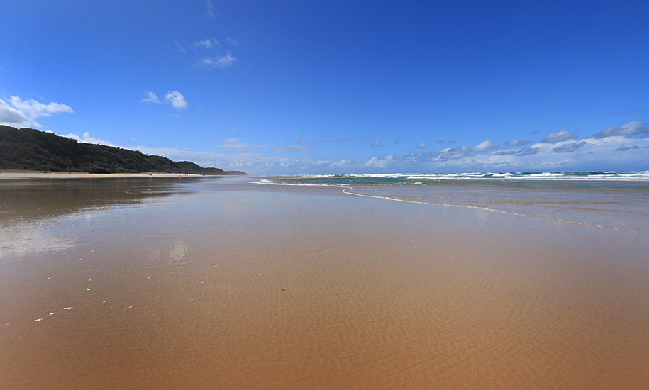 75 Mile Beach, Fraser Island,,Queensland,australia, australien