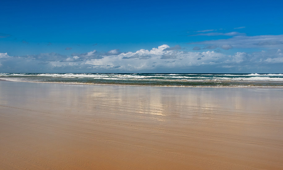 75 Mile Beach, Fraser Island,,Queensland,australia, australien