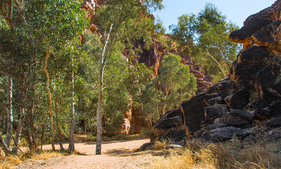 Emily Gap, outback, australia, australien