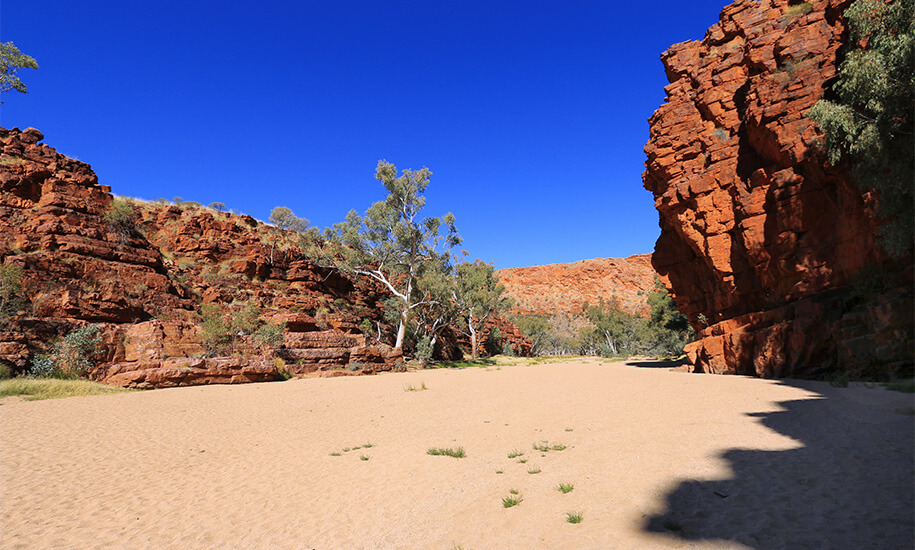 Trephina Gorge, outback, australia, australien