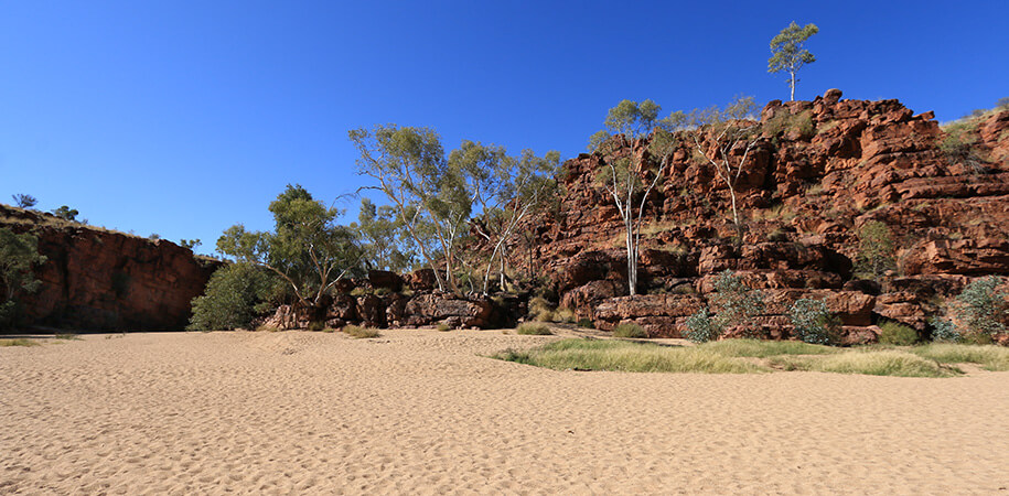 Trephina Gorge, outback, australia, australien