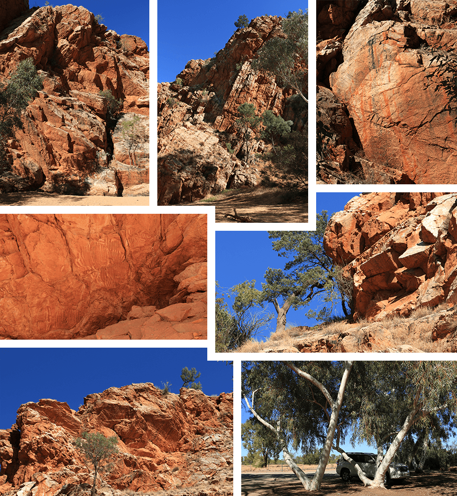 Emily Gap,paintings, outback, australia, australien