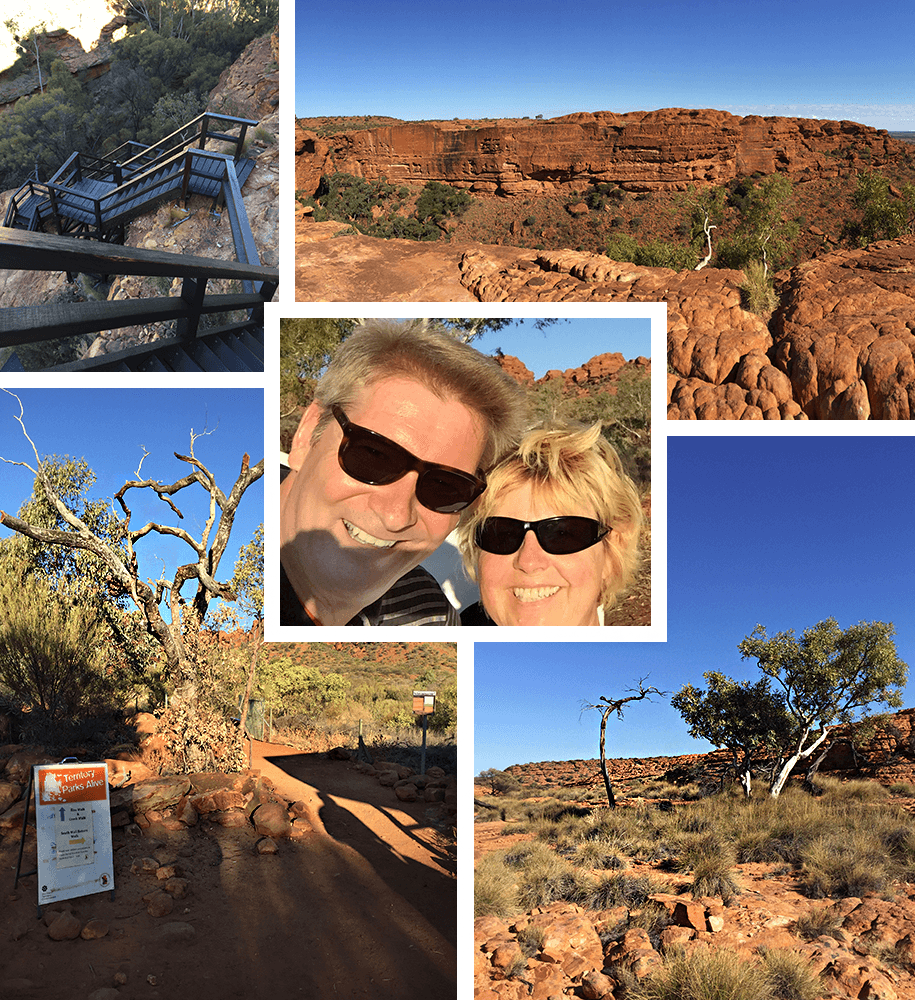 kings canyon, south rim walk,outback,australia, australien