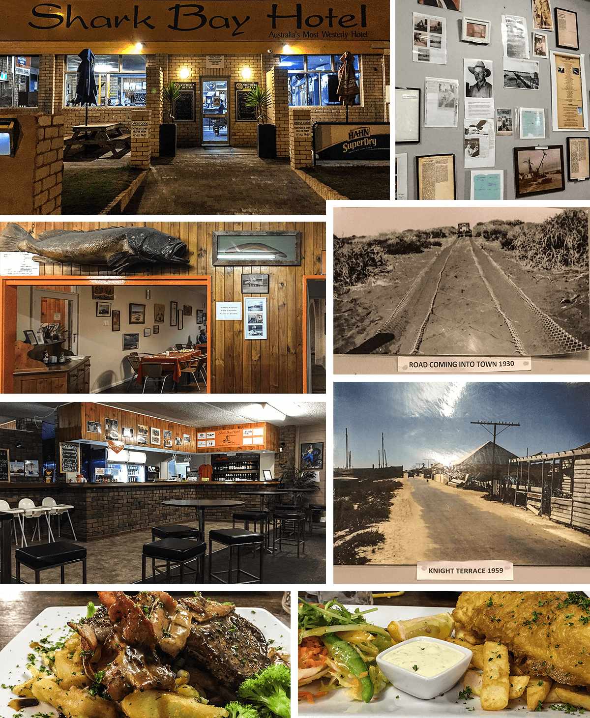 Shark Bay Hotel, Restaurant, Denham,born4travel.de