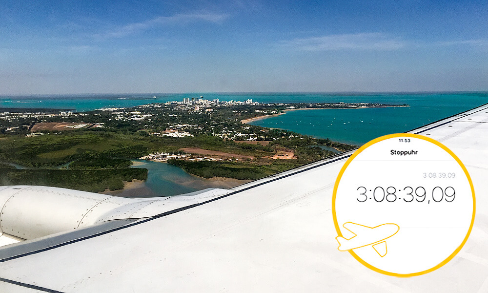 Landing Darwin, born4travel.de Landing Darwin, born4travel.de