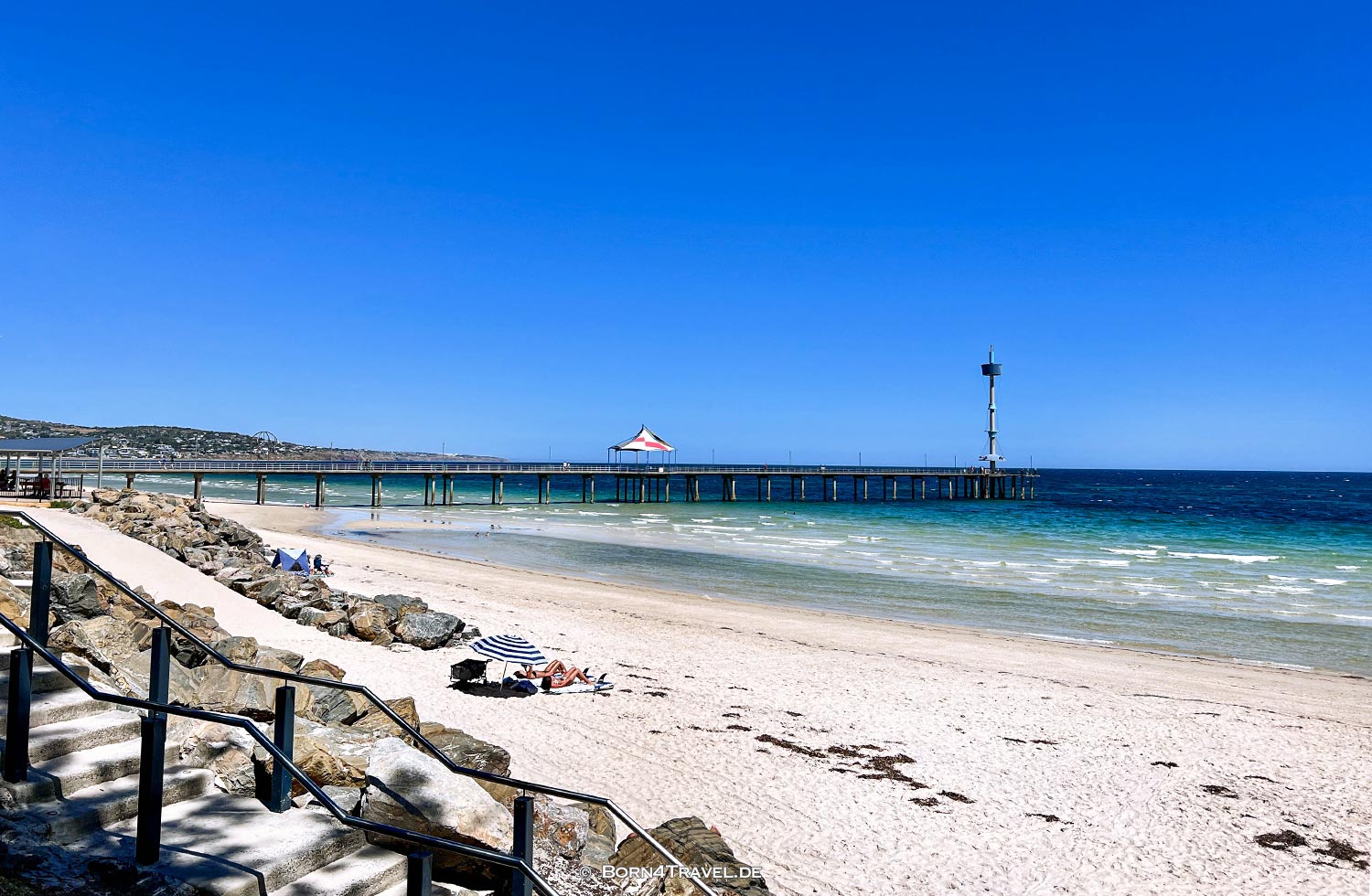 Brighton Beach south of Adelaide,South Australia,born4travel.de Brighton Beach south of Adelaide,South Australia,born4travel.de