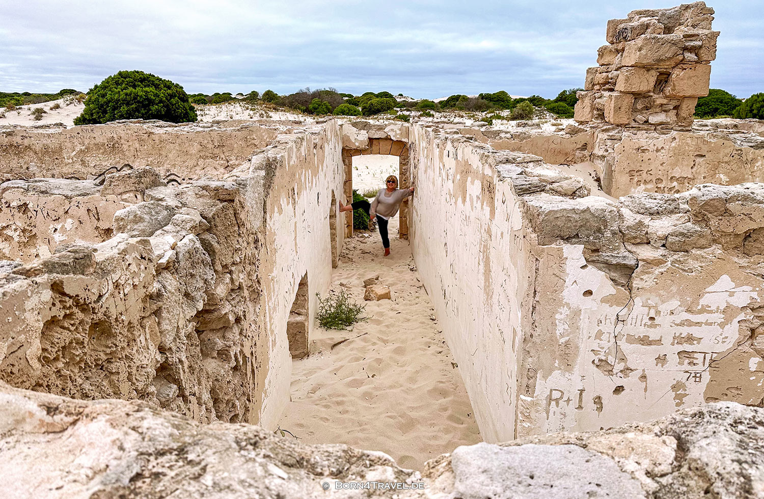 Ruine Old Telegraph station, nullarbor,Western Australia,born4travel.de