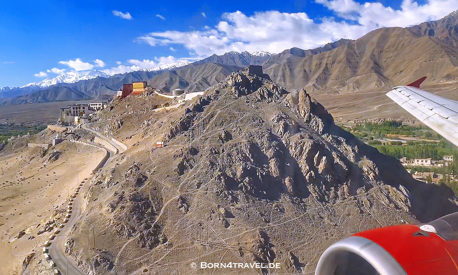 Arriving in Leh with Air India, Spituk Monastery,born4travel.de