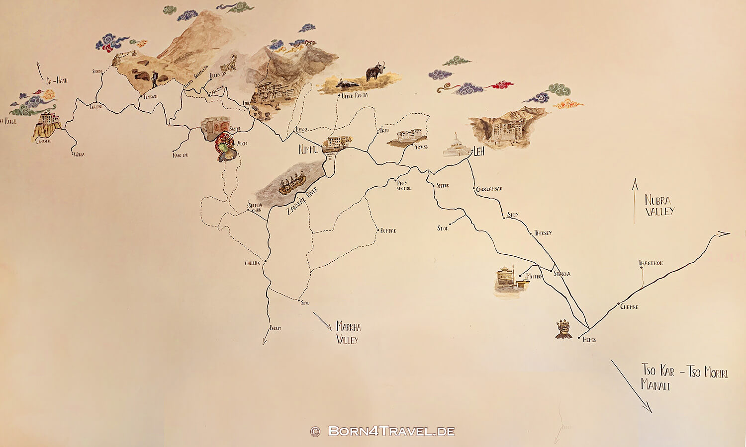 Nimmu House,Ladakh,Himalaya,Indien,born4travel.de Nimmu House,Ladakh,Himalaya,Indien,born4travel.de