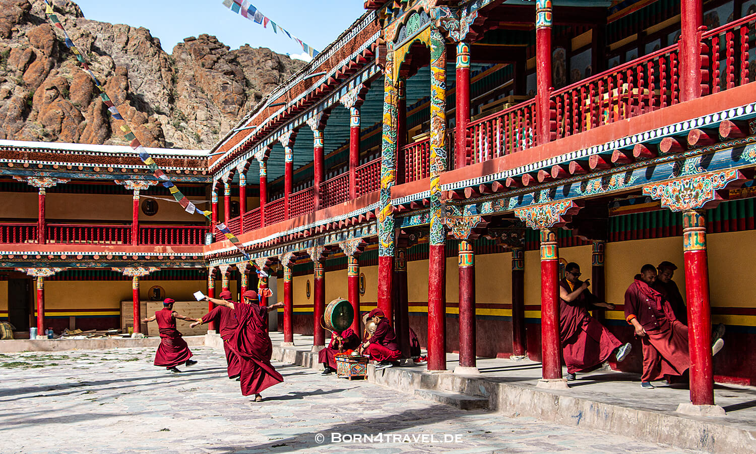 Hemis Monastery in Ladakh südöstlich von Leh, Ladakh, Himalaya, Indien,born4travel.de Hemis Monastery in Ladakh südöstlich von Leh, Ladakh, Himalaya, Indien,born4travel.de