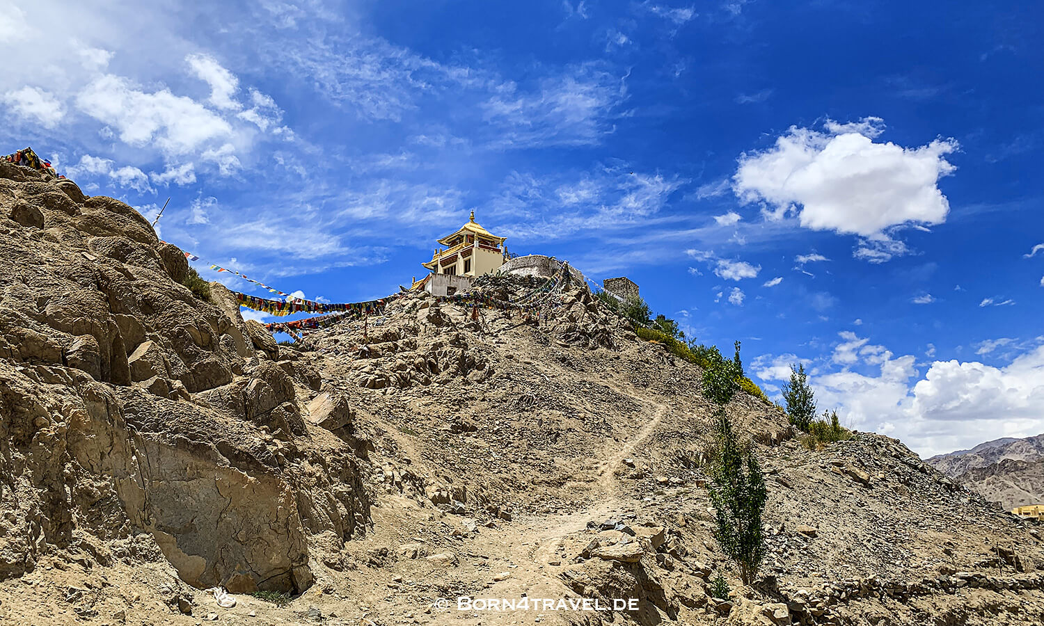 Zangdok Palri Monastery in Choglamsar, Leh by Motorbike, Ladakh, Himalaya,Indien,born4travel.de