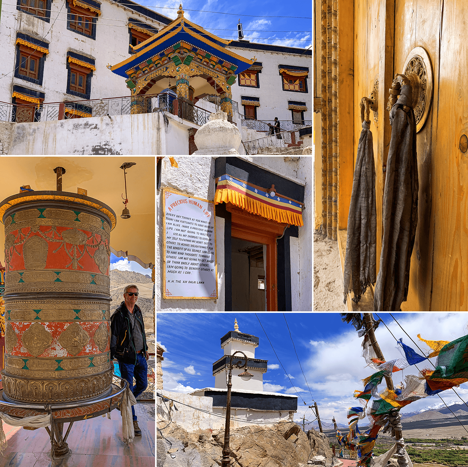 Spituk Monastery, Gompa,Leh by Motorbike, Ladakh, Himalaya,Indien,born4travel.de