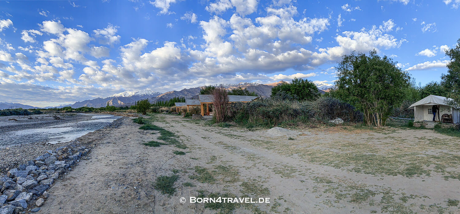 The Indus River Camp, Choglamsar, Leh, Ladakh, Himalaya, Indien, born4travel.de