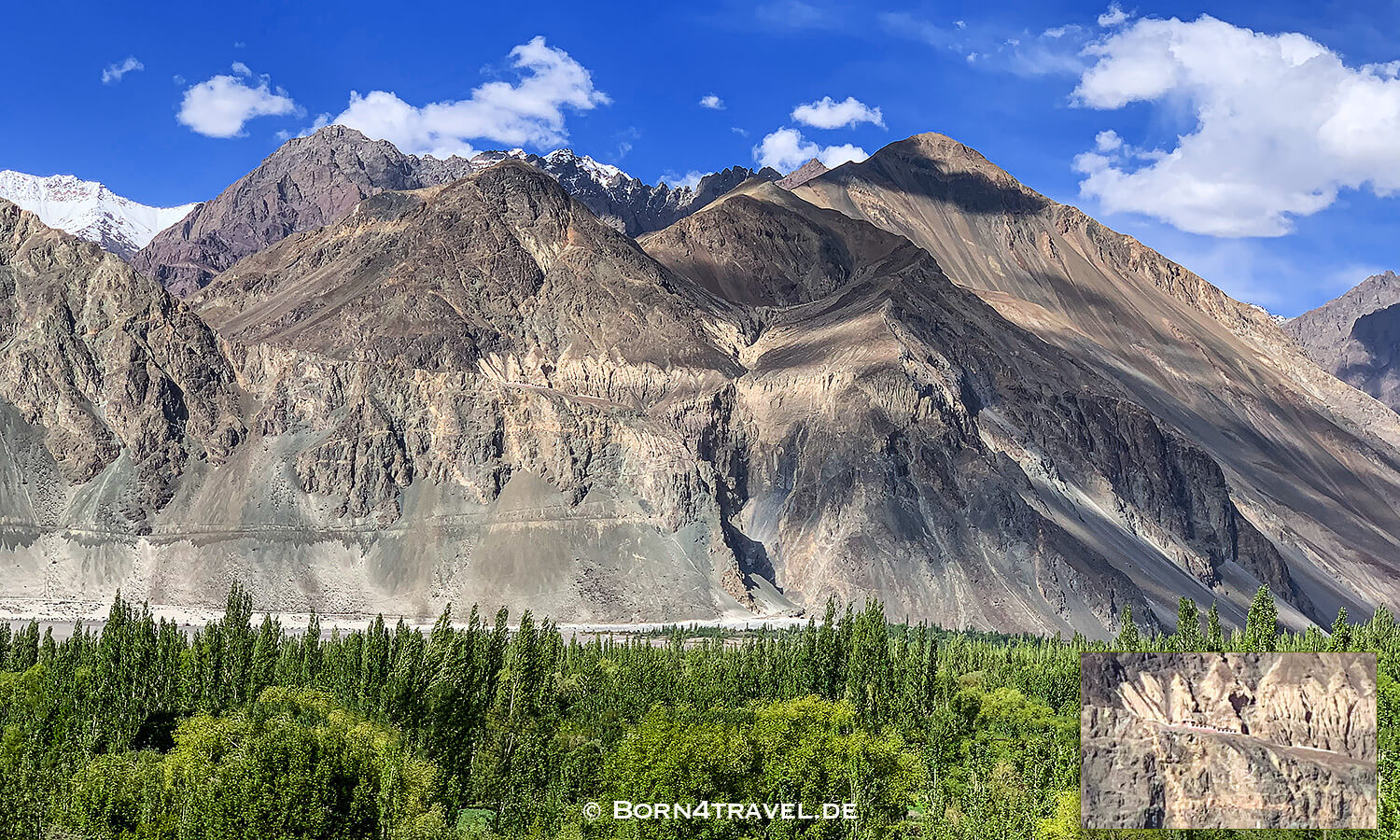 Karakorum Range im Nubra Valley,Ladakh,Himalaya,Indien,born4travel.de