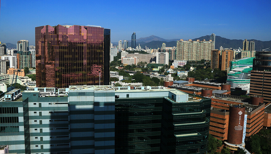 Hongkong, view from Icon Hotel Hongkong, view from Icon Hotel