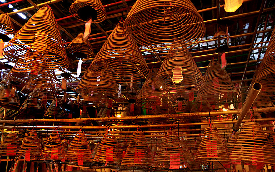 Hongkong,man mo tempel Hongkong,man mo tempel