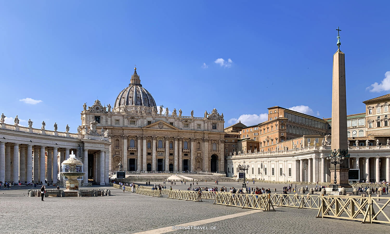 Petersdom & Petersplatz in Rom,Reisebericht Italien,born4travel.de Petersdom & Petersplatz in Rom,Reisebericht Italien,born4travel.de