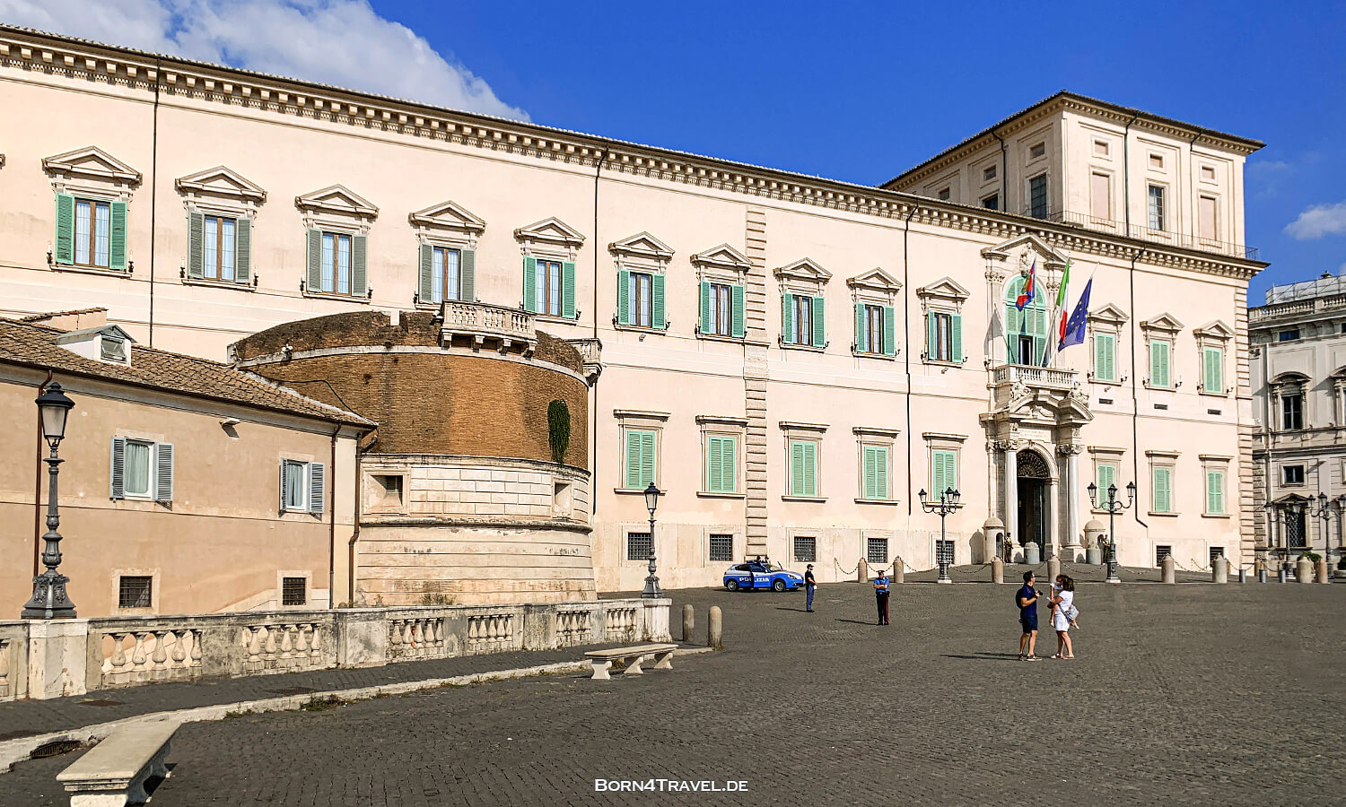 Piazza del Quirinale in Rom,Reisebericht Italien,born4travel.de Piazza del Quirinale in Rom,Reisebericht Italien,born4travel.de
