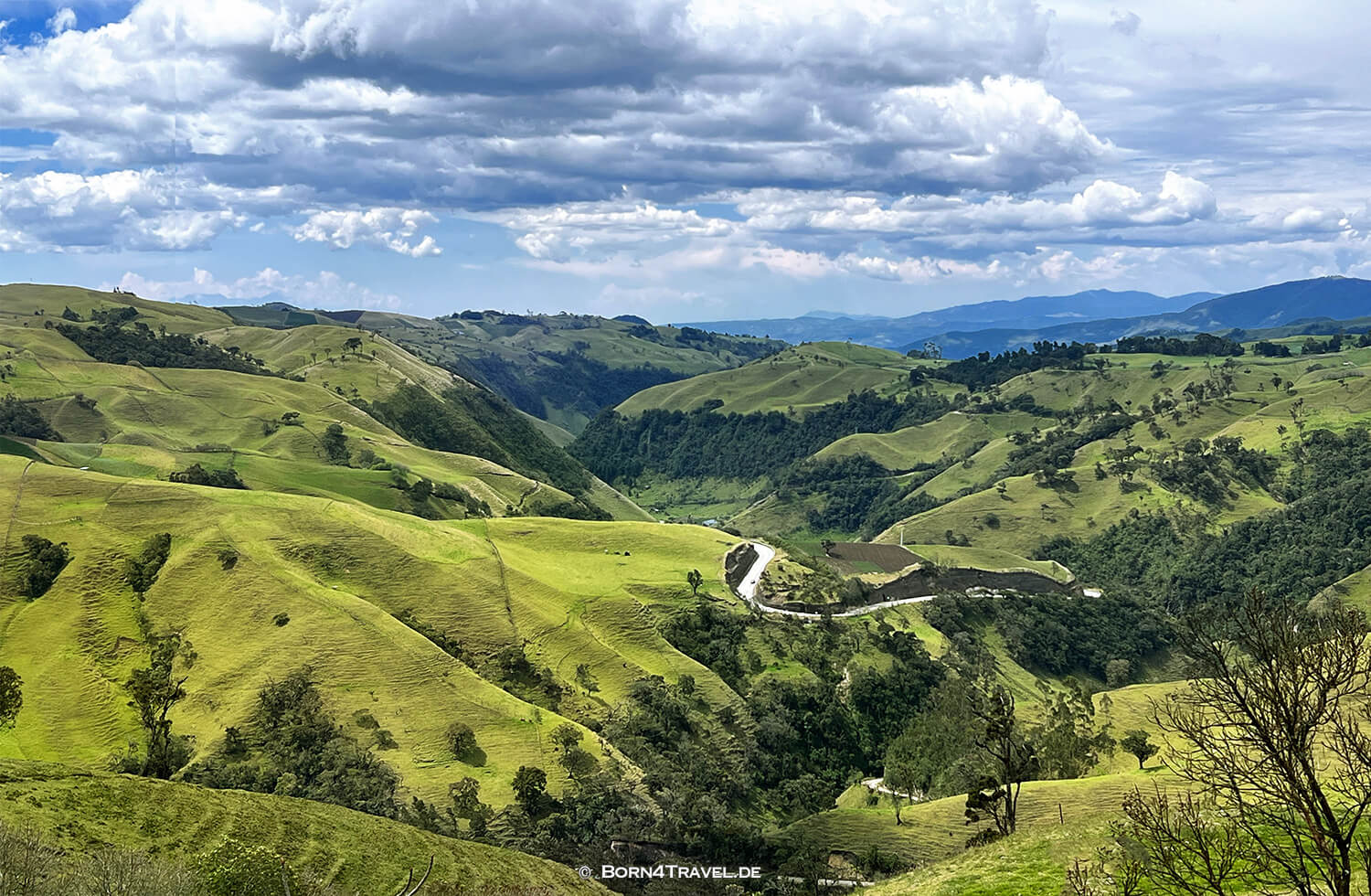 von San Agustín nach Popayan,Kolumbien,born4travel.de