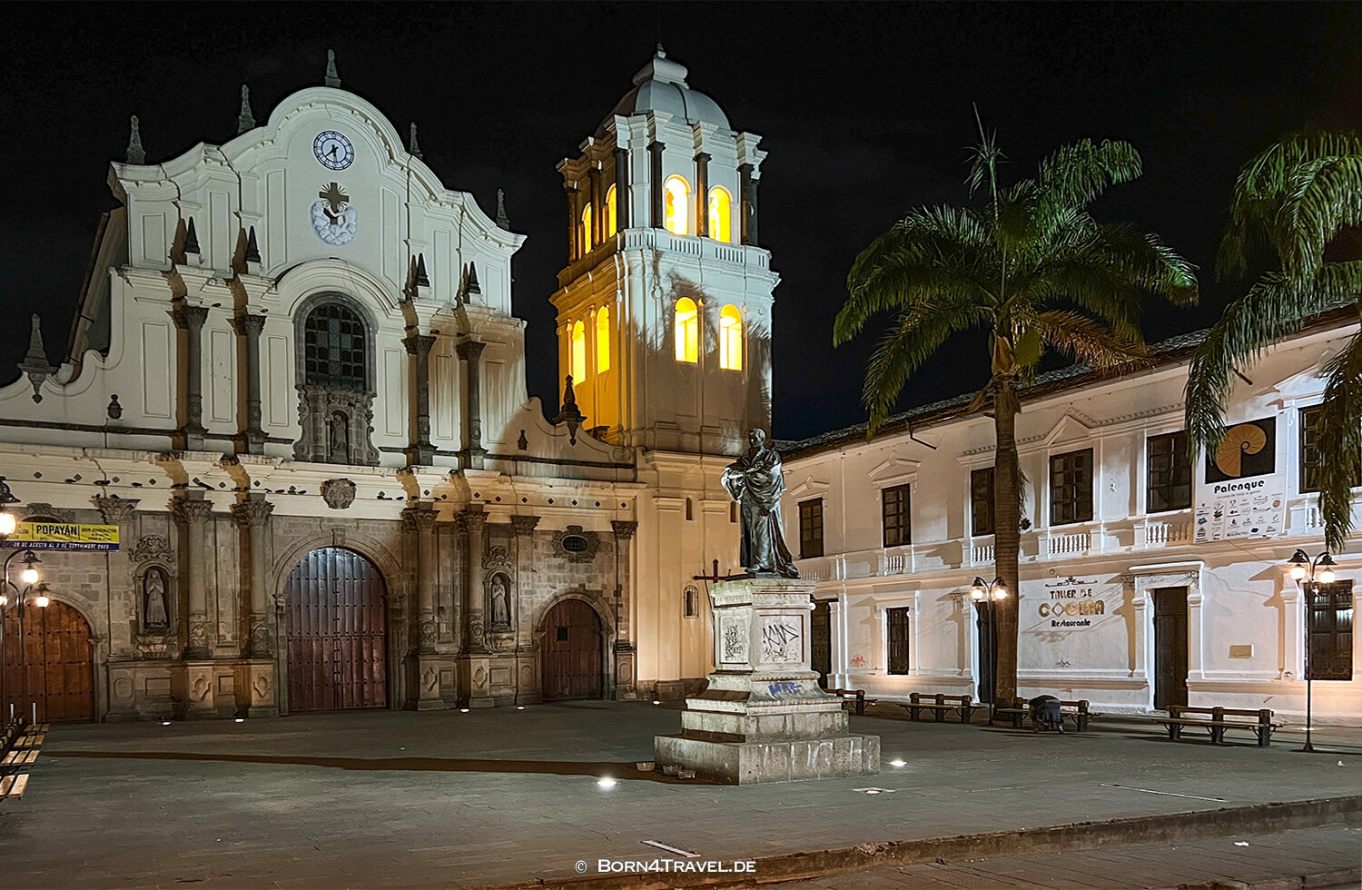 Iglesia de San Francisco Popayan,Kolumbien,born4travel.de
