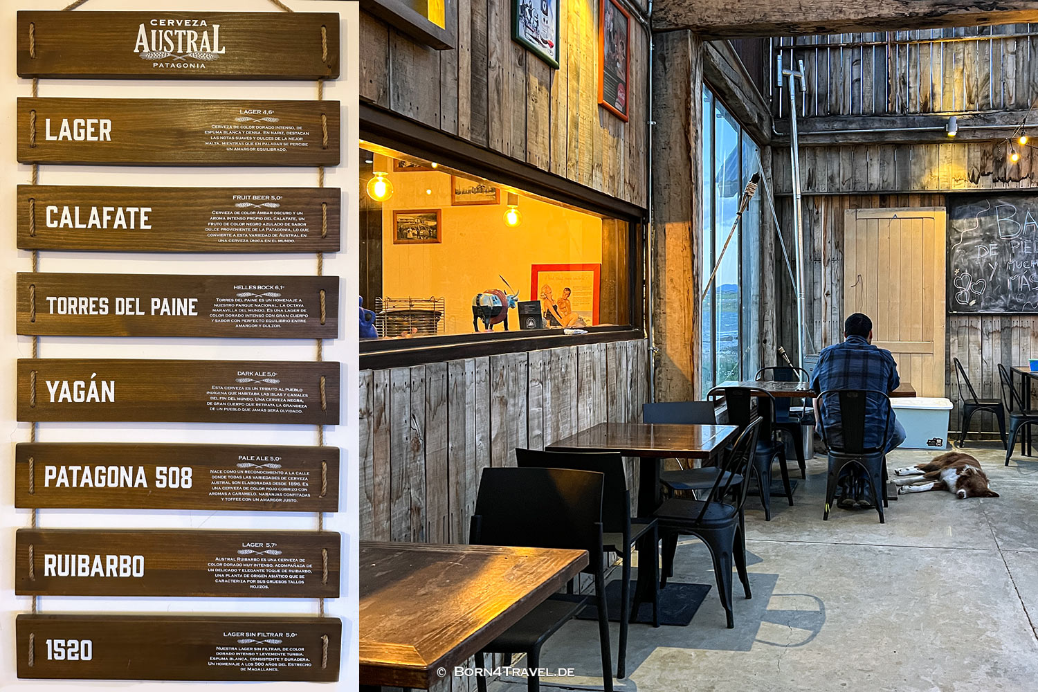 Restaurant La Escondida,Puerto Natales,Patagonia,Chile,born4travel.de Restaurant La Escondida,Puerto Natales,Patagonia,Chile,born4travel.de