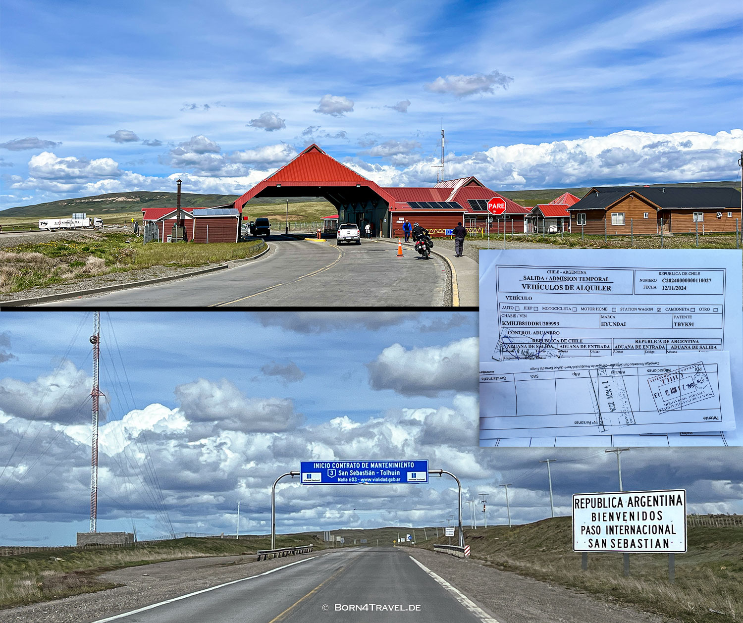 Border Chile-Argentina,born4travel.de