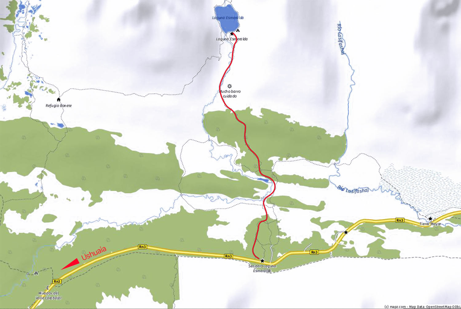 Hike Laguna Esmeralda,Ushuaia,Feuerland,Tierra del Fuego,Argentina,born4travel.de