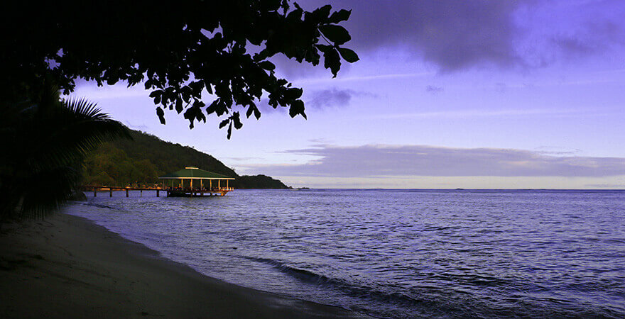 sunset,coco de mer hotel,praslin,seychelles