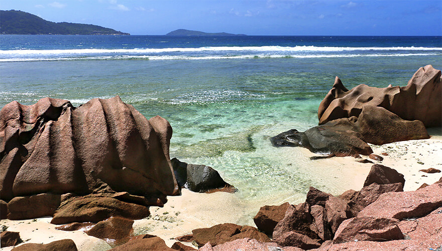  Anse Gaulettes,La Digue,seychelles
