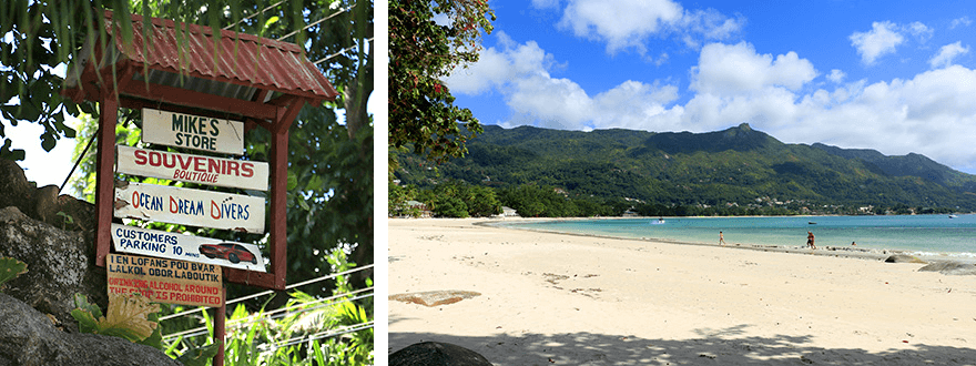 Danzil,Beau Vallon Bay,mahe, seychellen