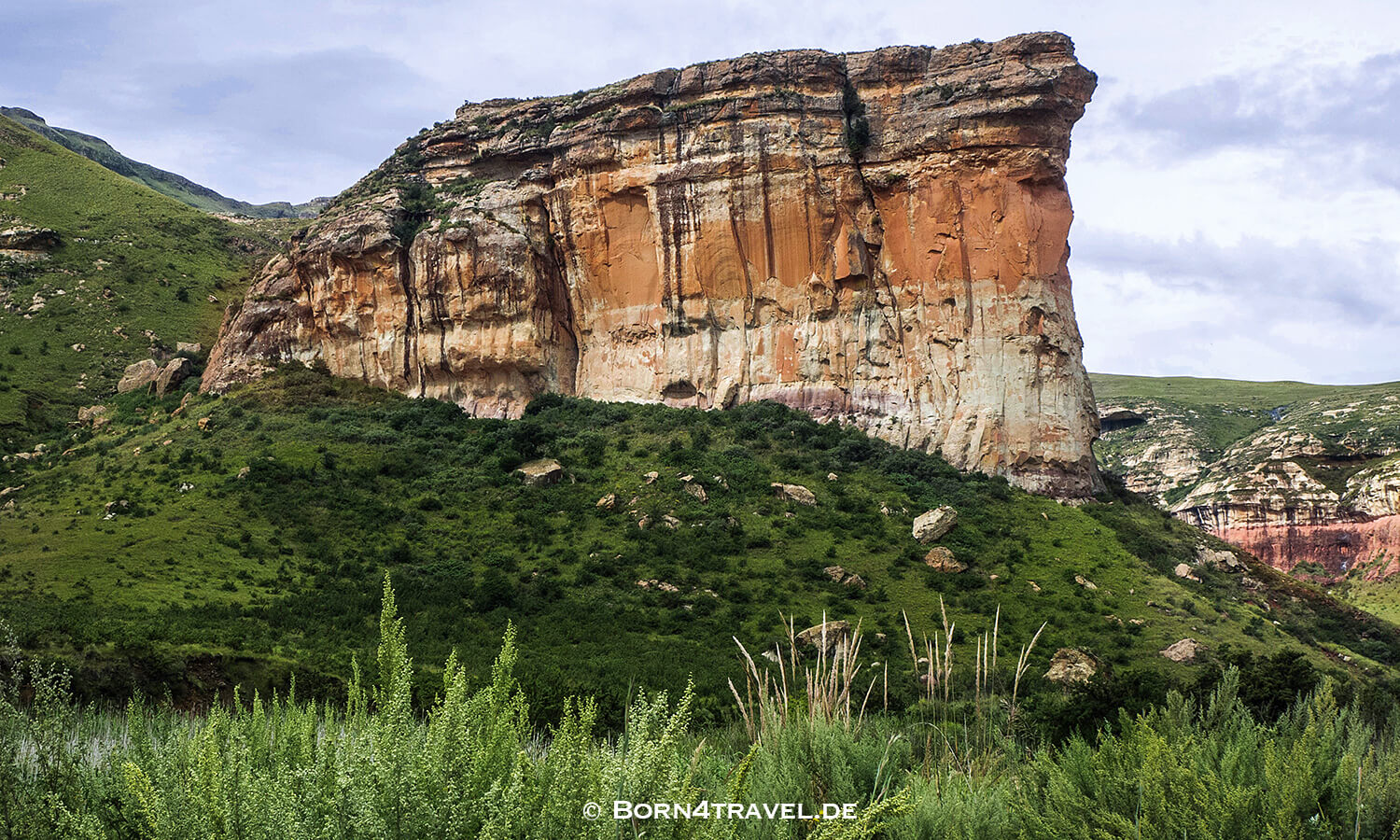 Brandwag Buttress,Golden Gate Highlands National Park,Free State,Südafrika,born4travel.de