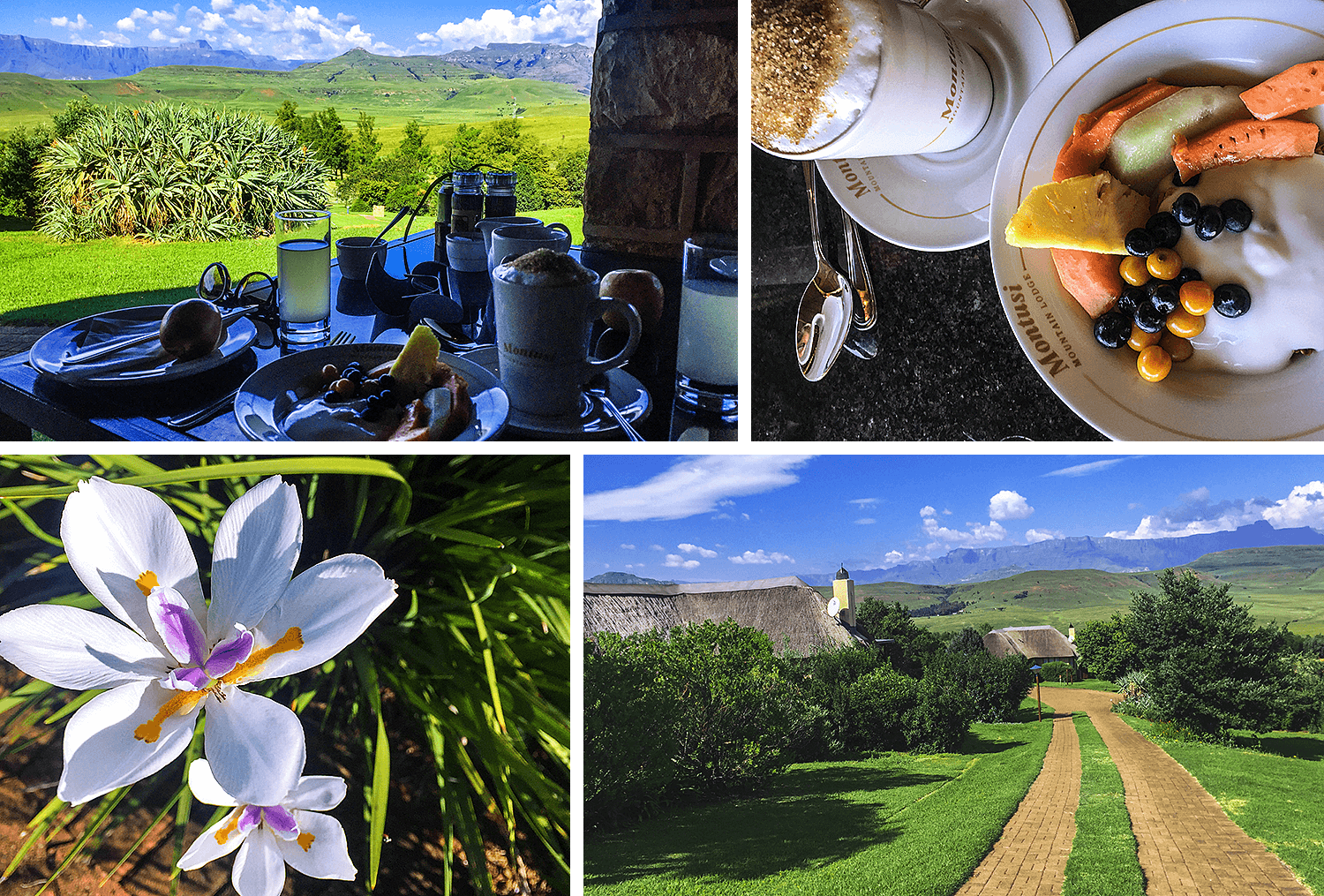 Breakfast in Montusi Mountain Lodge,Südafrika,born4travel.de