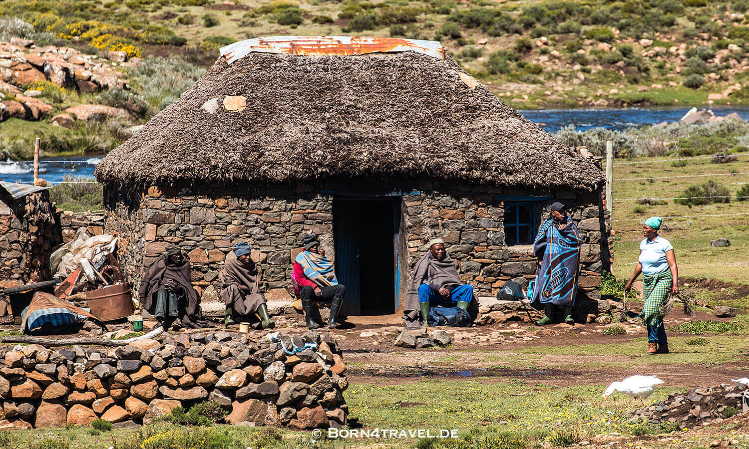 Unterwegs auf der A31 in Lesotho,Mokhotlong,born4travel.de
