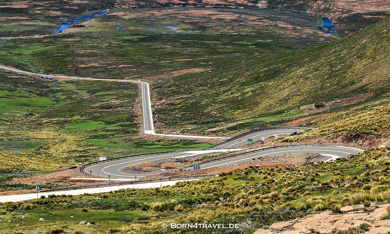 Unterwegs auf der A31 in Lesotho,Mokhotlong,born4travel.de