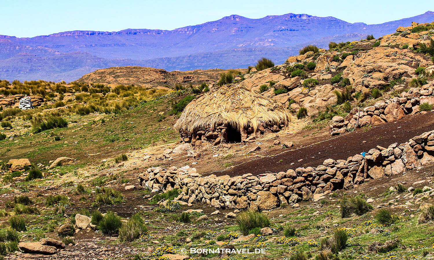 Unterwegs auf der A31 in Lesotho,Mokhotlong,born4travel.de
