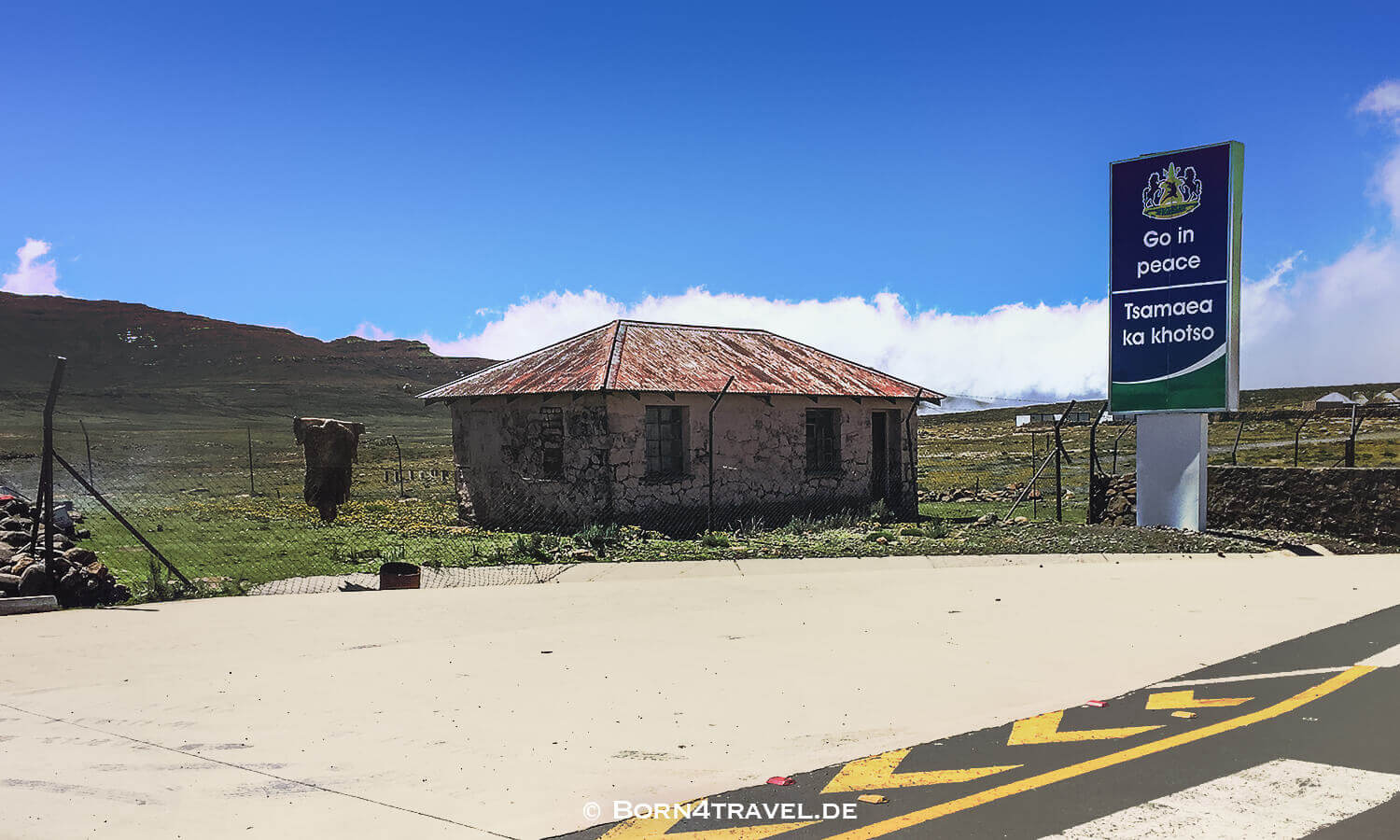 Unterwegs auf der A31 in Lesotho,Mokhotlong,born4travel.de