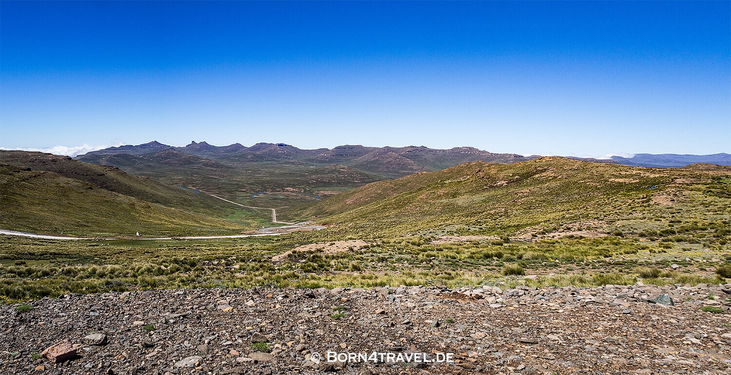 Unterwegs auf der A31 in Lesotho,Mokhotlong,born4travel.de