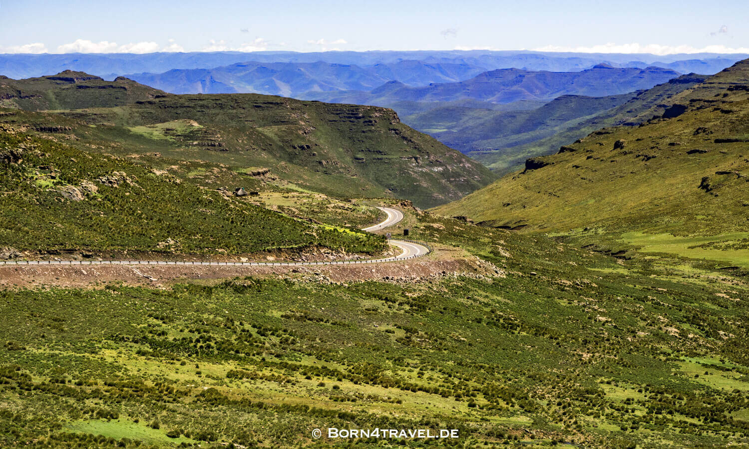 Unterwegs auf der A31 in Lesotho,Mokhotlong,born4travel.de