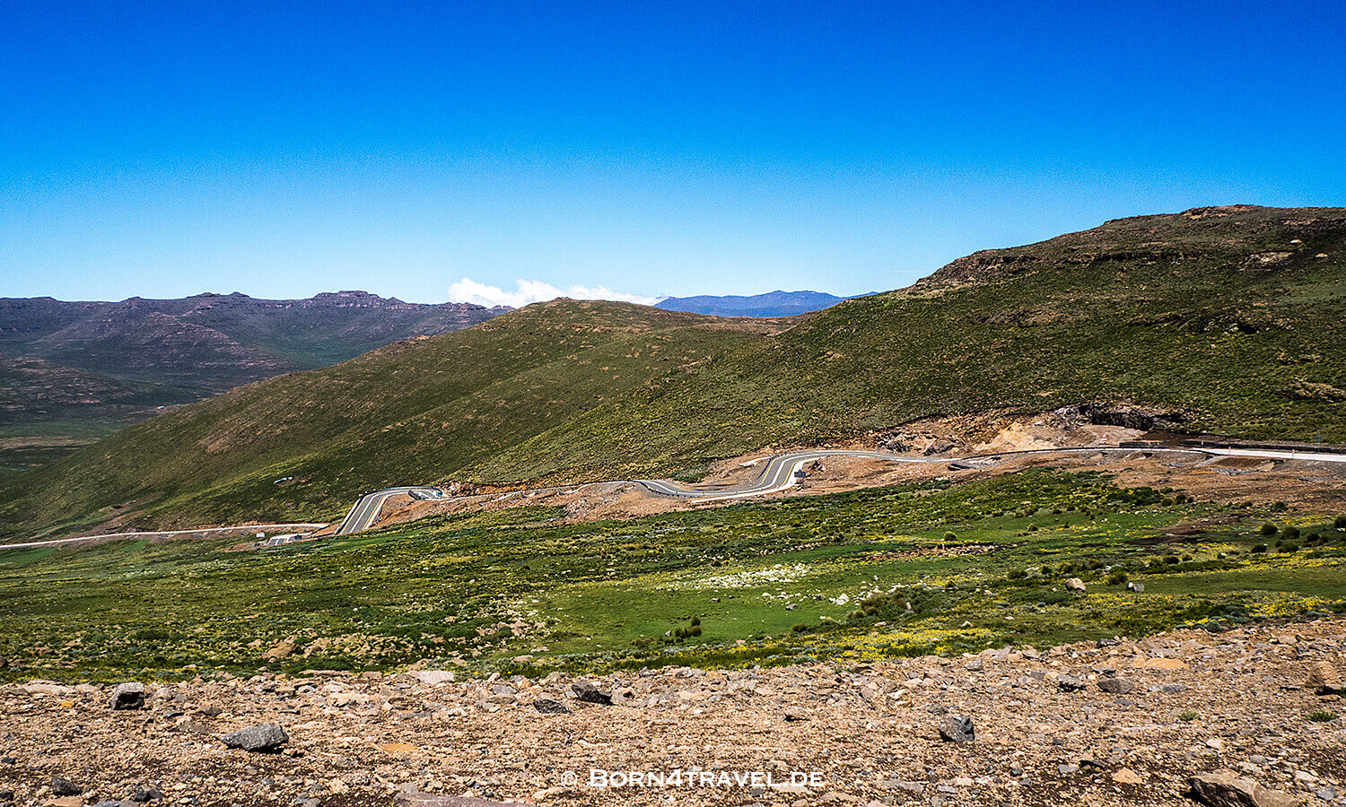 Unterwegs auf der A31 in Lesotho,Mokhotlong,born4travel.de