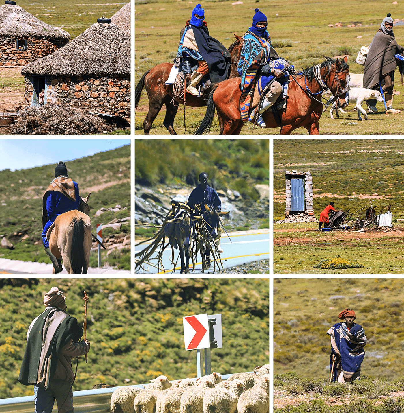 Unterwegs auf der A31 in Lesotho,Mokhotlong,born4travel.de