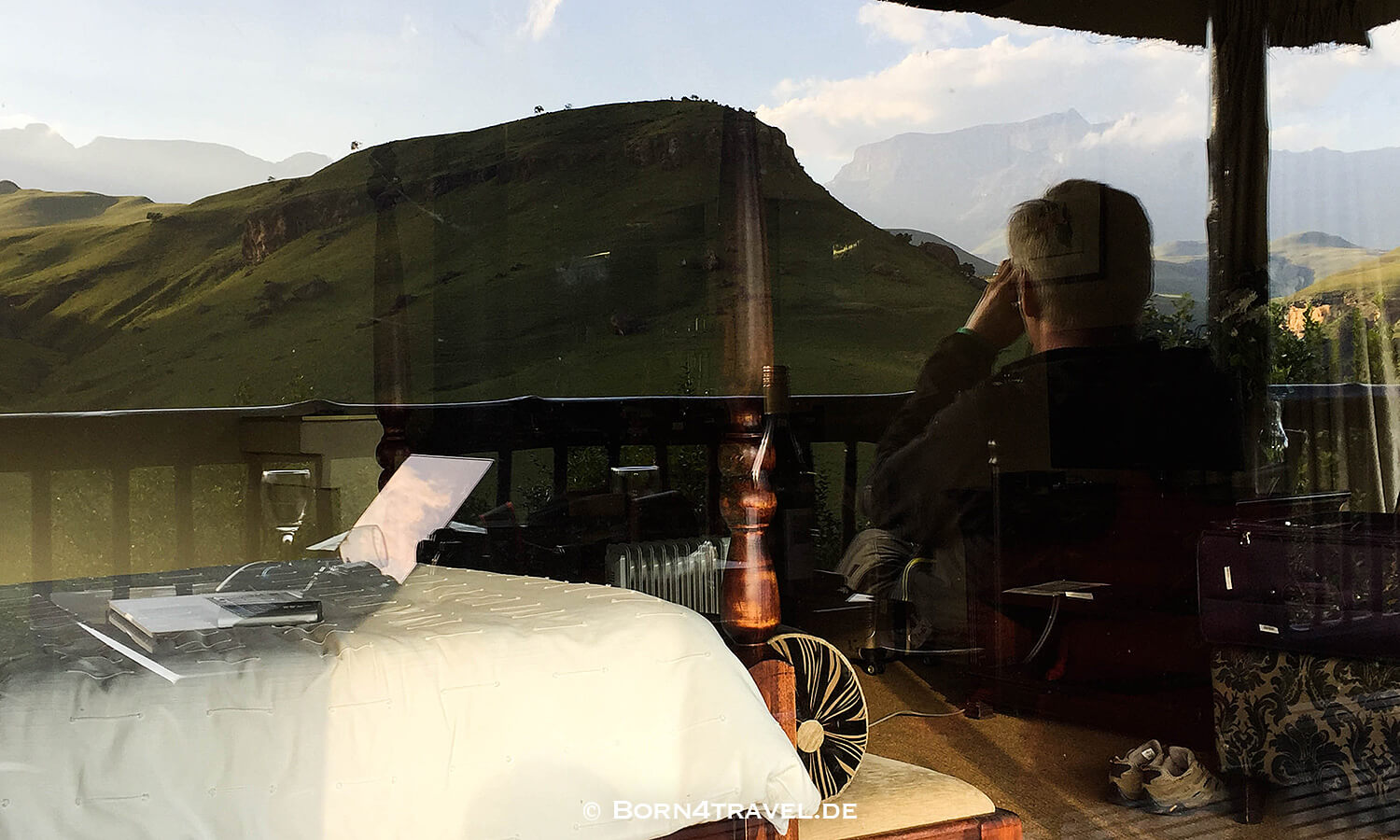 Honeymoon Suite,Giants Castle Huttet Camp,KZN, Sanparks,,Maloti Drakensberge Park, KwaZulu Natal,Südafrika,born4travel.de