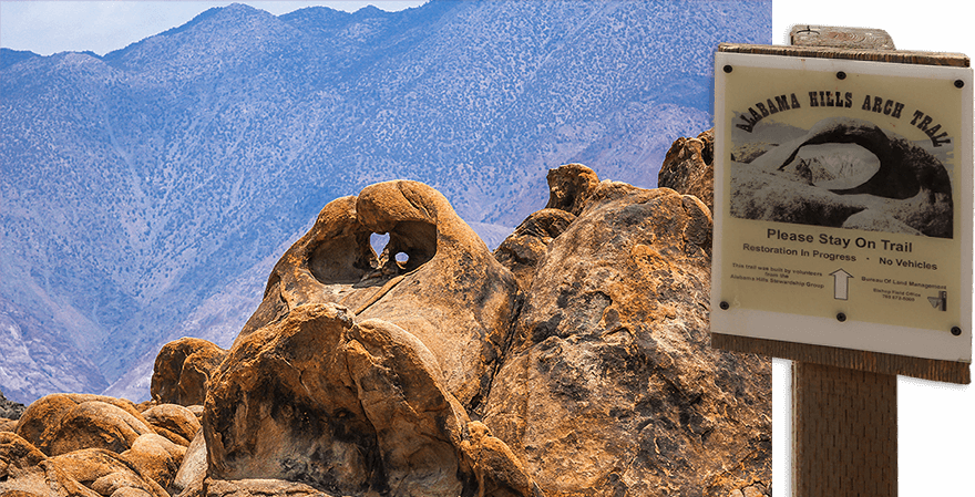 Heart Arch, Alabama Hills, Lone Pine, California, USA