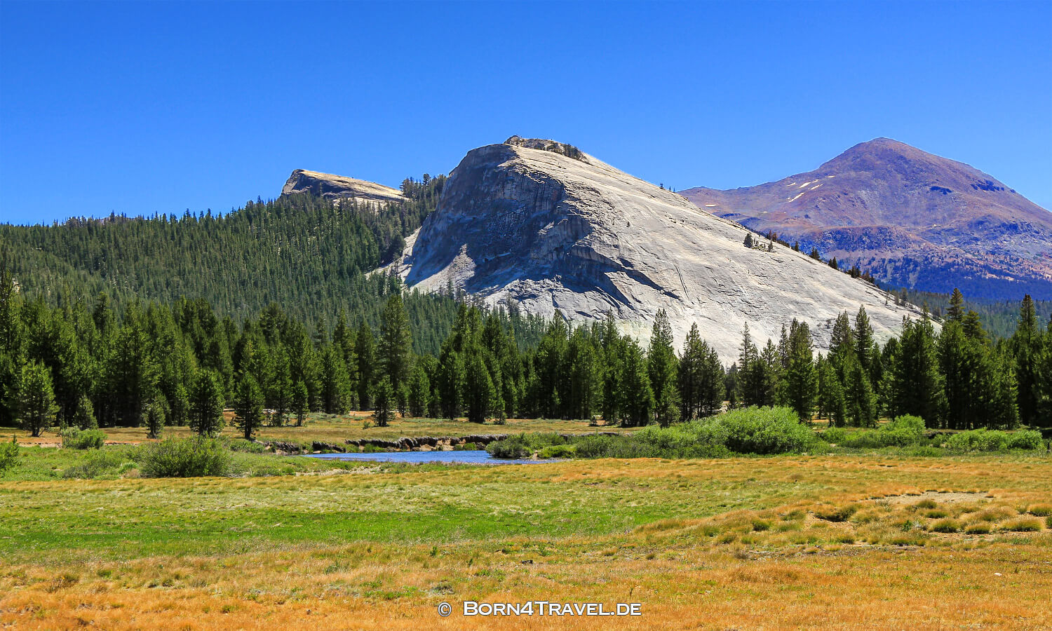 Toulumne Meadows im Yosemite National Park, California,USA,born4travel.de