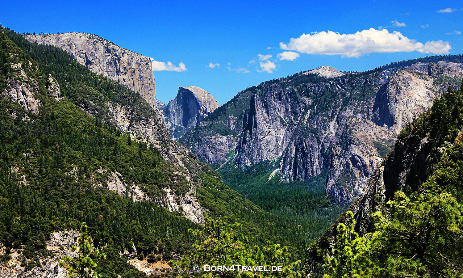 Wawona Tunnel View im Yosemite National Park, California,USA,born4travel.de